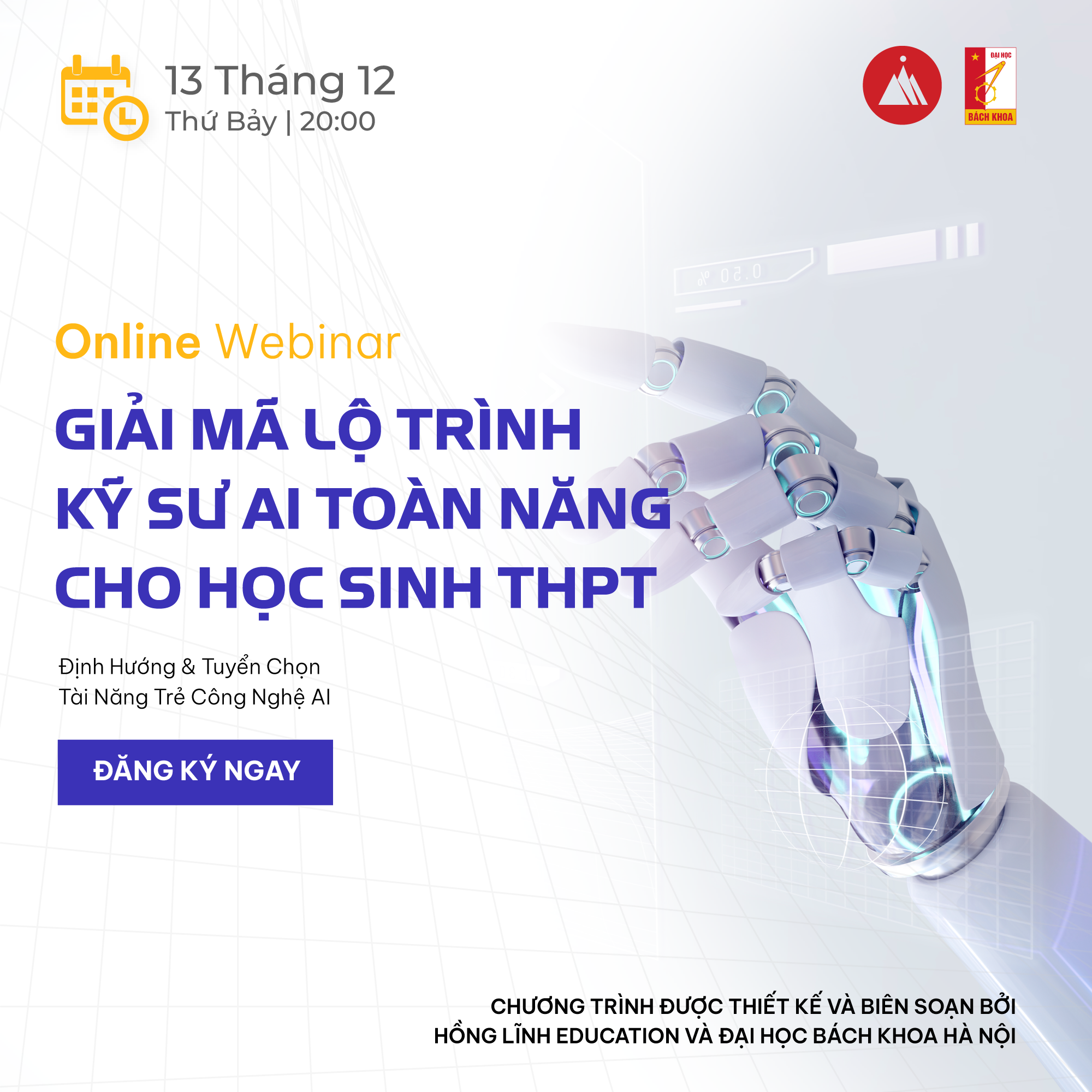 Online Webinar - Giải Mã Lộ Trình Kỹ Sư AI Toàn Năng